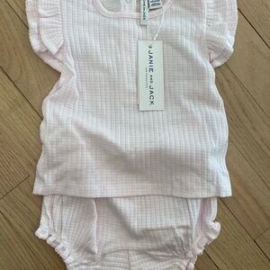 Janie and Jack baby girl set